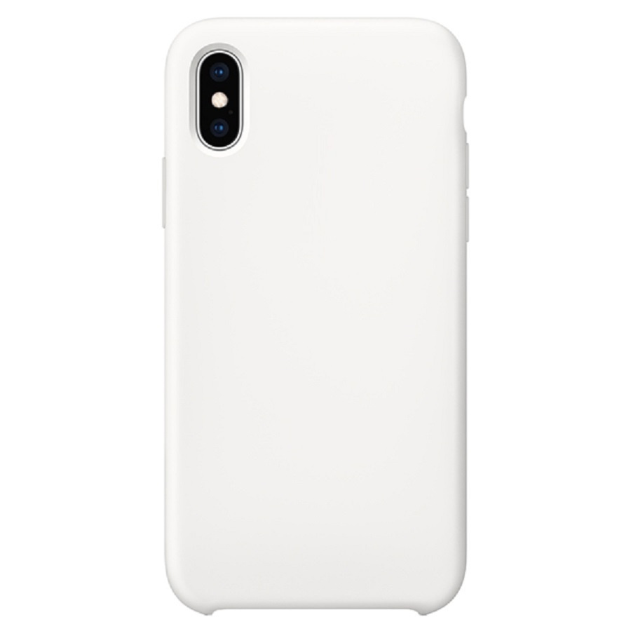 Силиконовый чехол на iPhone XR (на айфон хр), белый