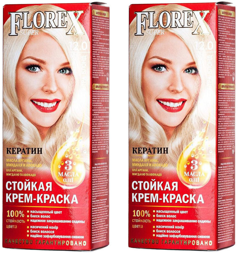 Florex Краска для волос, 100 мл #1