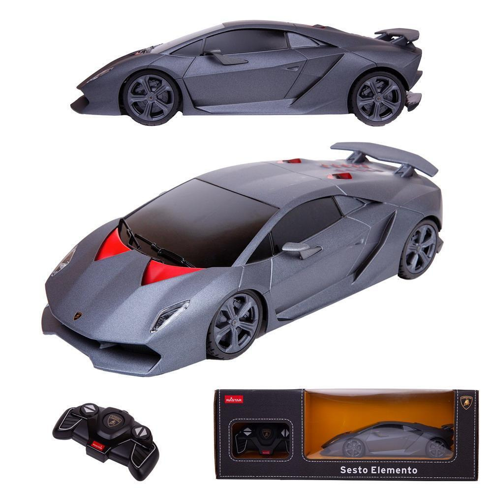 Rastar Машина радиоуправляемая 1:18 Lamborghini Sesto Elemento Цвет Серый  27MHZ