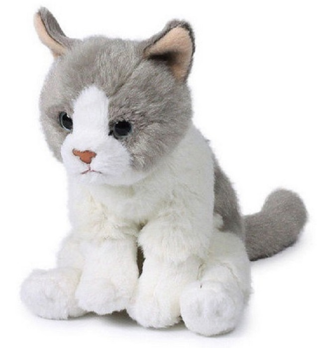 Игрушка мягкая Anna Club Plush плюшевая Котёнок Рэгдолл серобелый