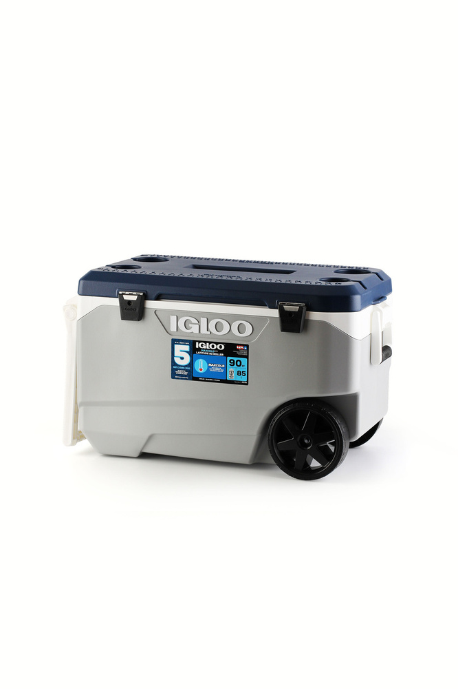 Изотермический пластиковый контейнер Igloo Latitude 90 Roller Grey Sea  #1