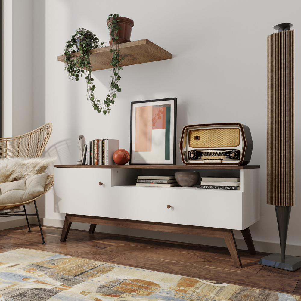 Тумба под телевизор 135х40,5х55 см, BRW - купить в интернет-магазине ...