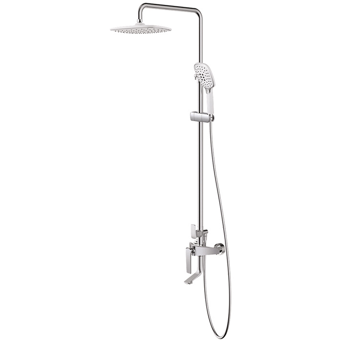 Душевая система с тропическим душем и смесителем Rose R1336 - купить с ...