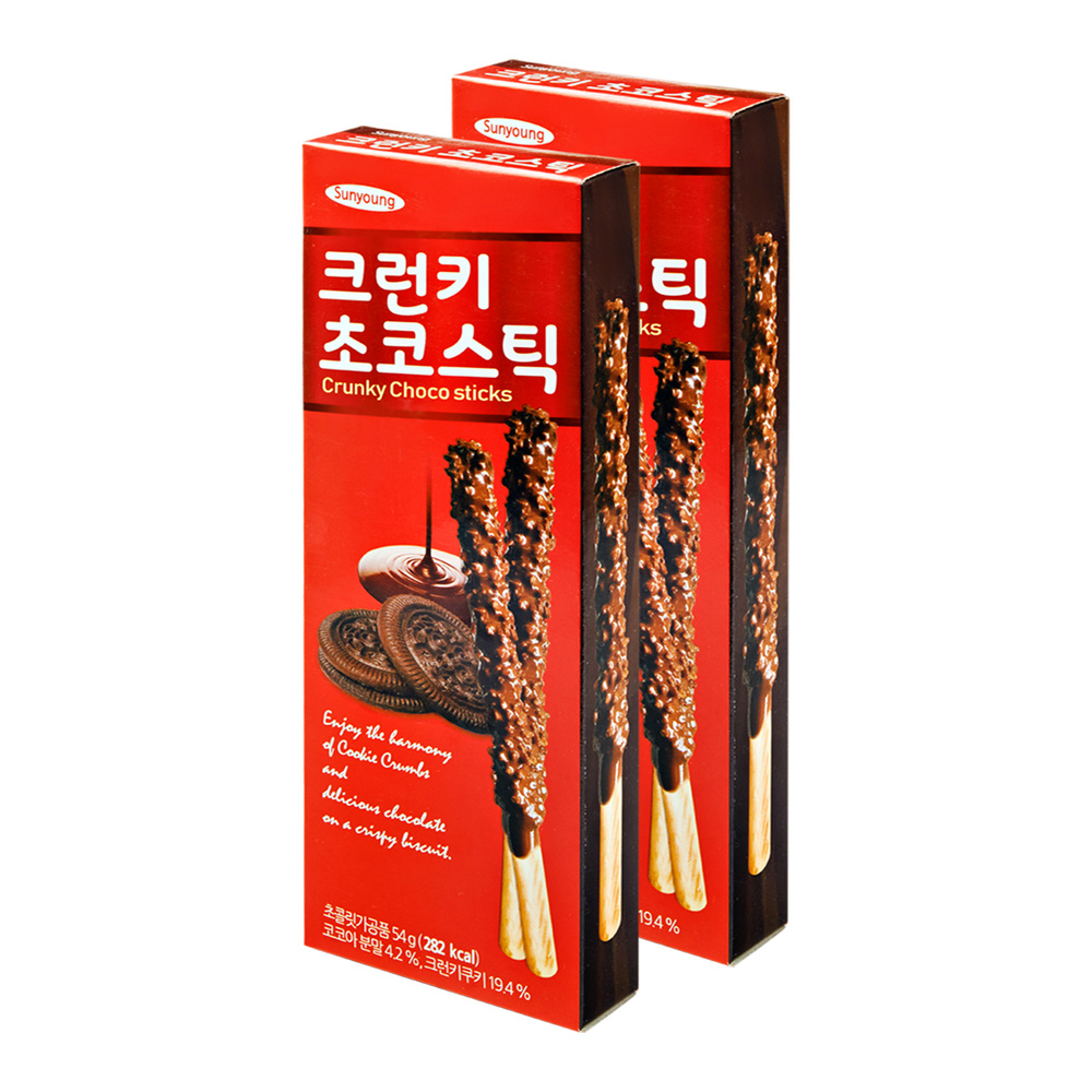 Соломка в шоколаде Кранки Sunyoung, 54 г х 2 шт #1