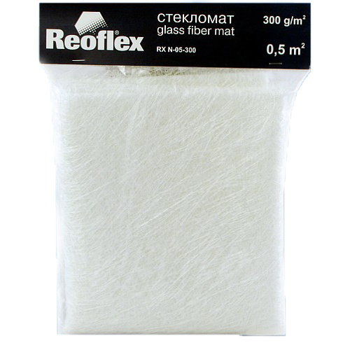 REOFLEX Стекломат Glass Fiber Mat RX N-05 (300гр/м2, 0.5 м2) #1