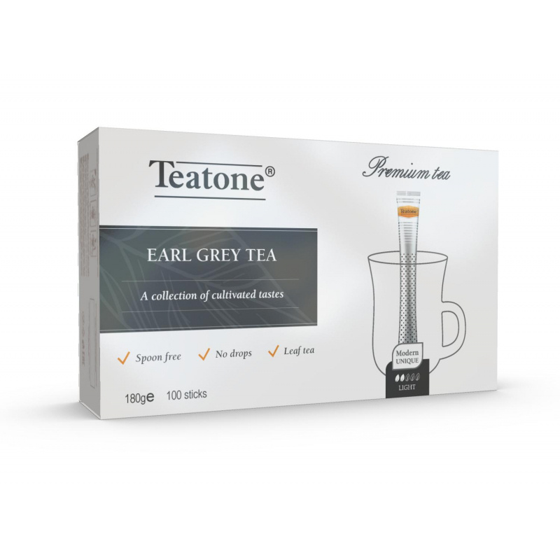 Чай Аромат бергамота TEATONE черный в металл.стике, 100шт/уп #1