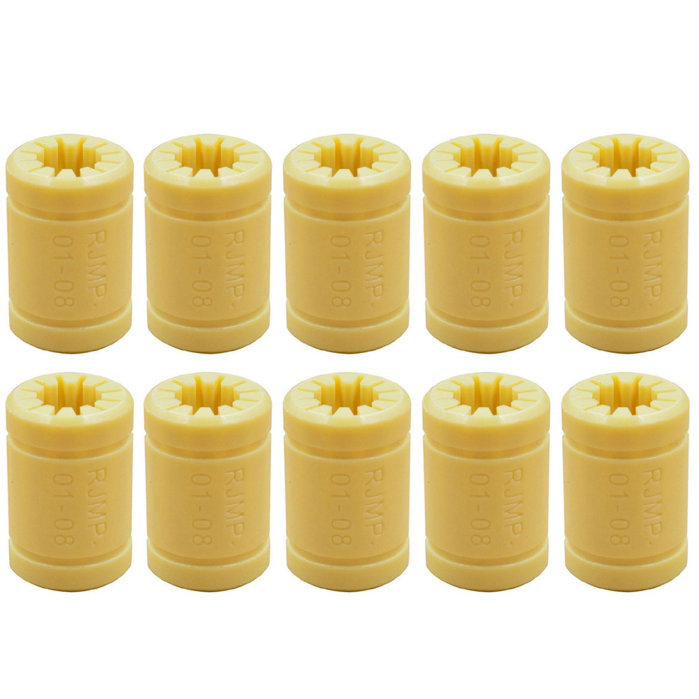 10 3D-принтер LM8UU Твердый полимерный подшипник с валами 8 мм для ...