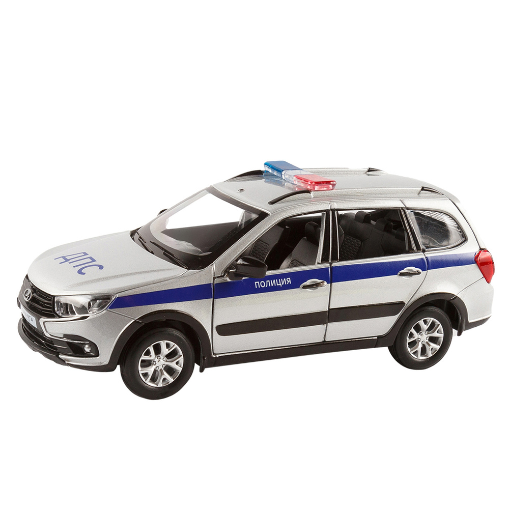 Машинка Автопанорама Lada Granta Cross Полиция, инерционная, 1/24 JB1251202