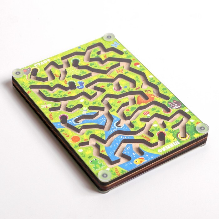 Лабиринт с шариком "Кошки-мышки" - купить с доставкой по выгодным ценам ...