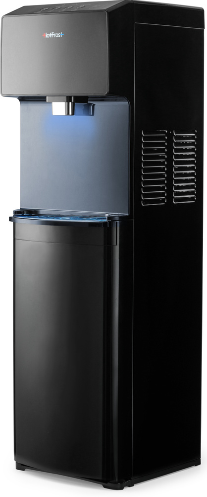 Кулер для воды HotFrost V450AMI Black, нижняя загрузка, озонирование ...