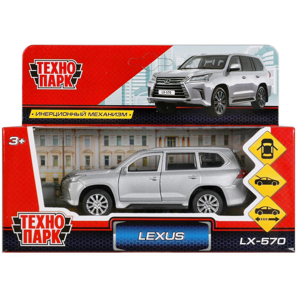 Машина ТехноПарк "Lexus LX-570" 12см. металл серый #1