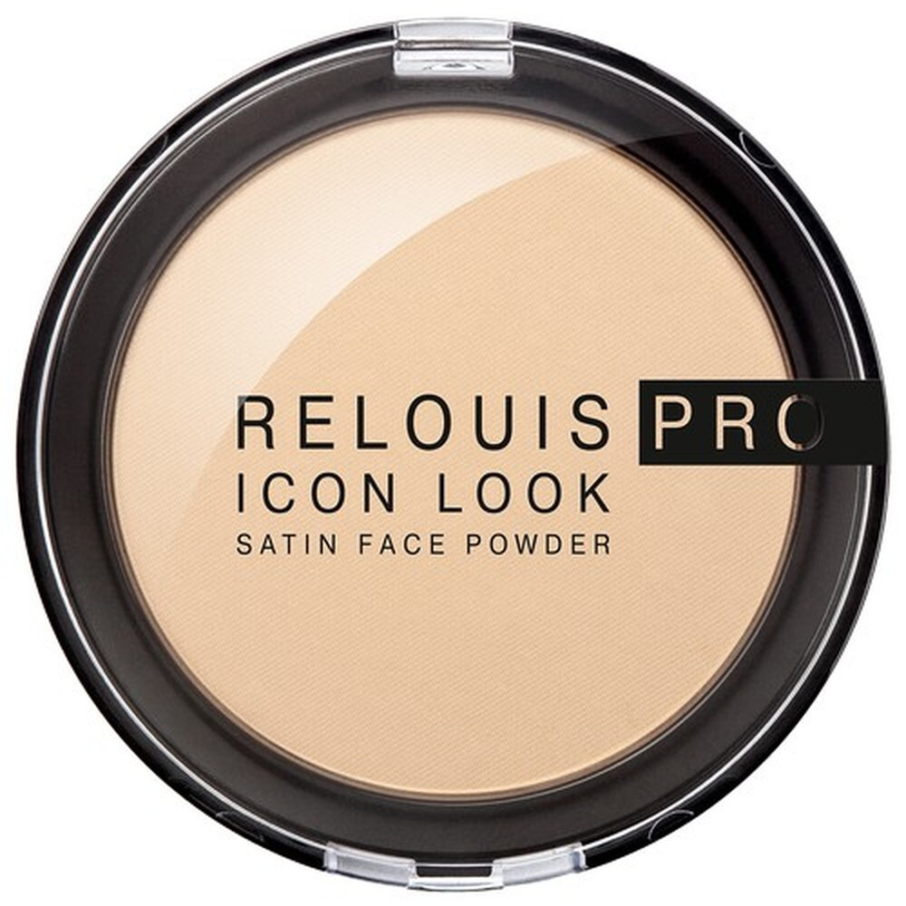 RELOUIS Пудра компактная для лица RELOUIS PRO ICON LOOK SATIN FACE POWDER тон 01  #1