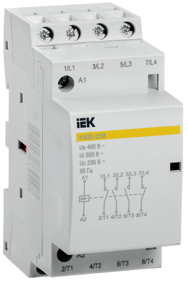 Контактор модульный КМ25-22М AC IEK MKK11-25-22 #1