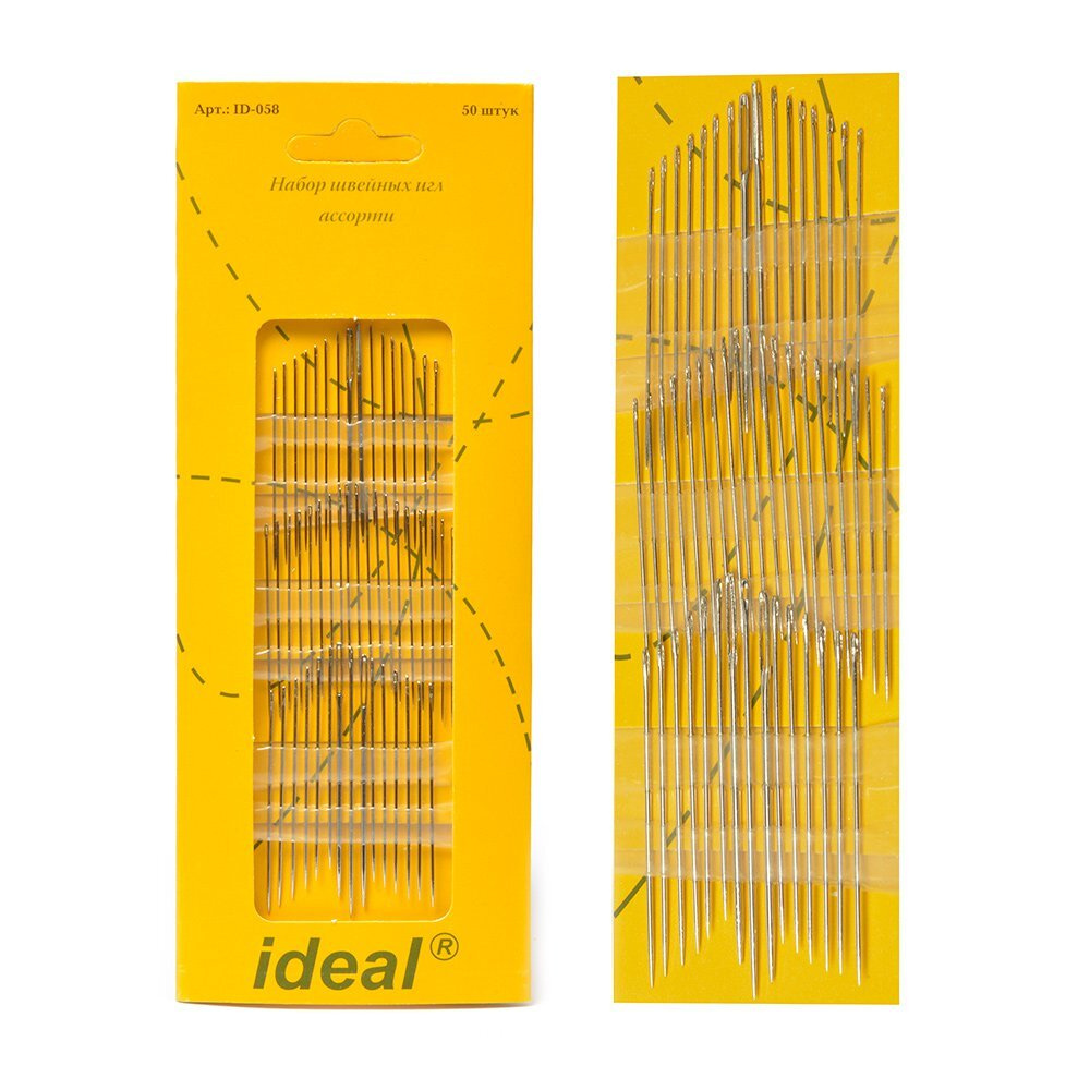 Иглы для шитья IDEAL ассорти HN-36 50шт #1