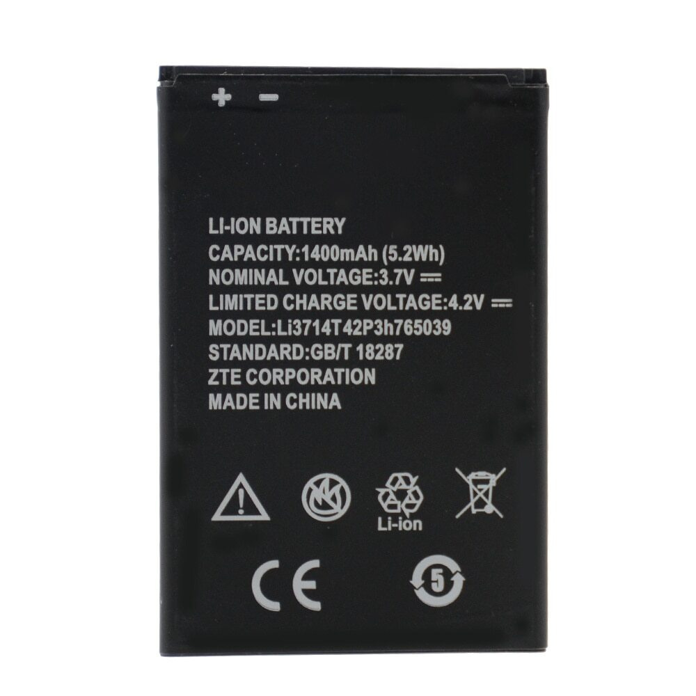 Аккумулятор Li3714T42P3H765039 для ZTE Blade A5, A5 Pro, AF3, A3, AF5, 1400  mAh аккумуляторная батарея/батарейка/АКБ