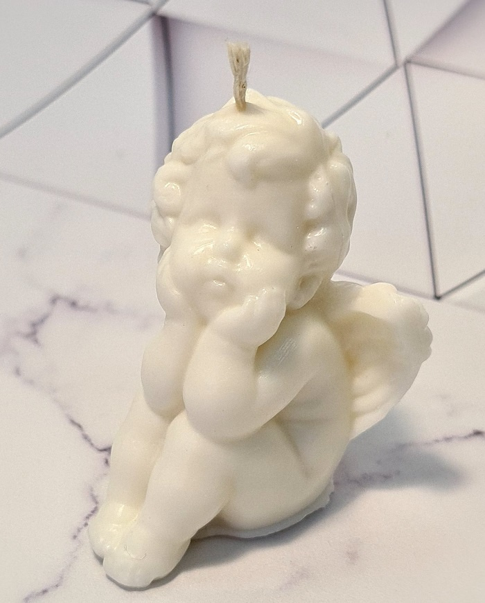 ФОРМА СИЛИКОНОВАЯ, МОЛД для заливки свечей "Ангелочек S" размер свечи ...