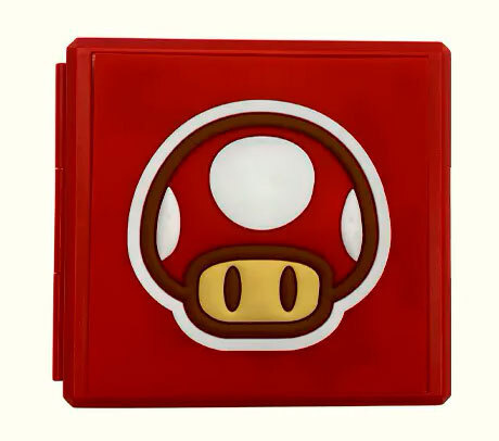 Кейс-футляр для 12 картриджей Nintendo Switch Premium Game Card Case (Super Mario Mushroom)  #1