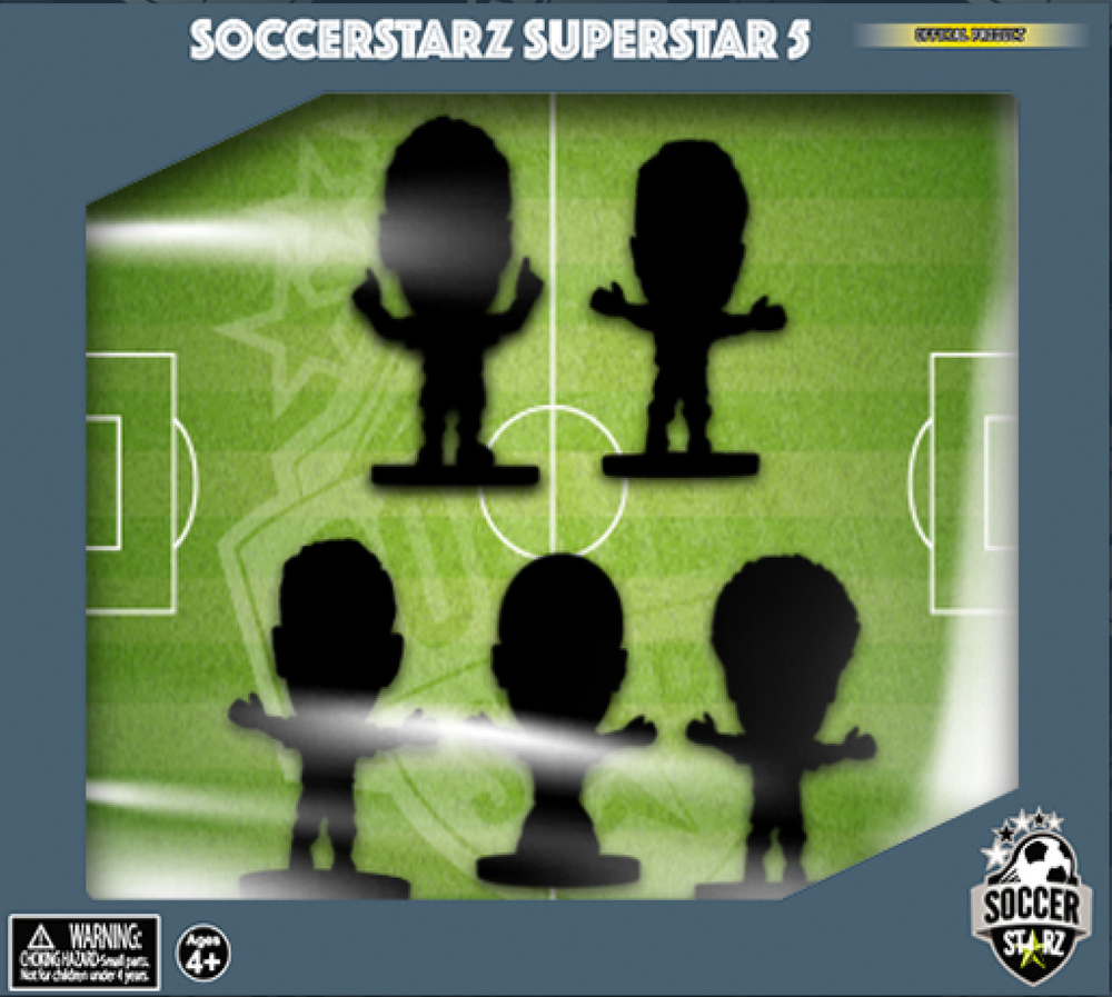 Набор подарочный Фигурки футболистов SoccerStarz Superstar 5 - "Суперзвёзды - TOP 5. Клубы" Вер. 8 - #1