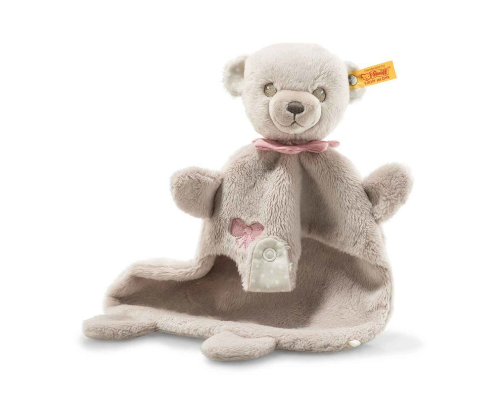 Мягкая игрушка Steiff Hello Baby Lea Teddy bear comforter in gift box (Штайф Мишка Лея комфортер в коробке #1