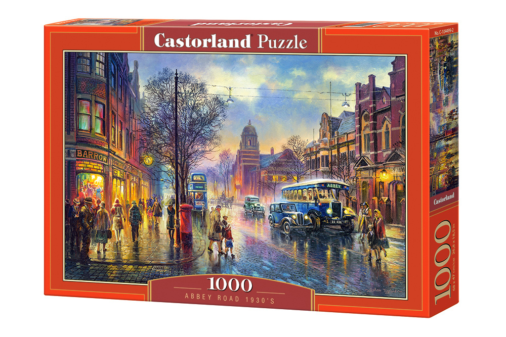 Пазл Castorland 1000 деталей, элементов: Эбби-Роуд. 1930-е. Товар уцененный #1