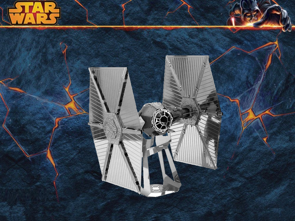 3D сборная металлическая модель пазл \"Улучшенный титановый истребитель ...