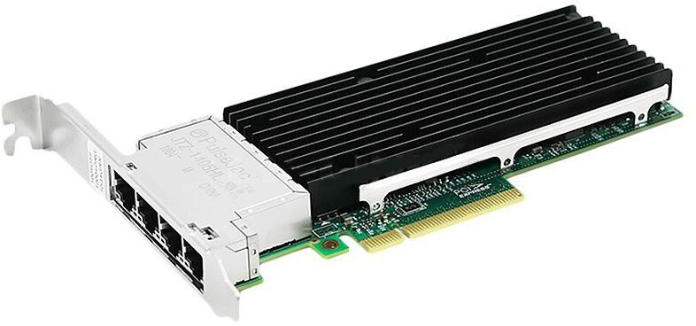 Сетевая карта LR-LINK LREC9804BT PCIe 3.0 x8, Intel x710, 4*RJ45 10G NIC  Card купить с доставкой по выгодным ценам в интернет-магазине OZON  (787182707)