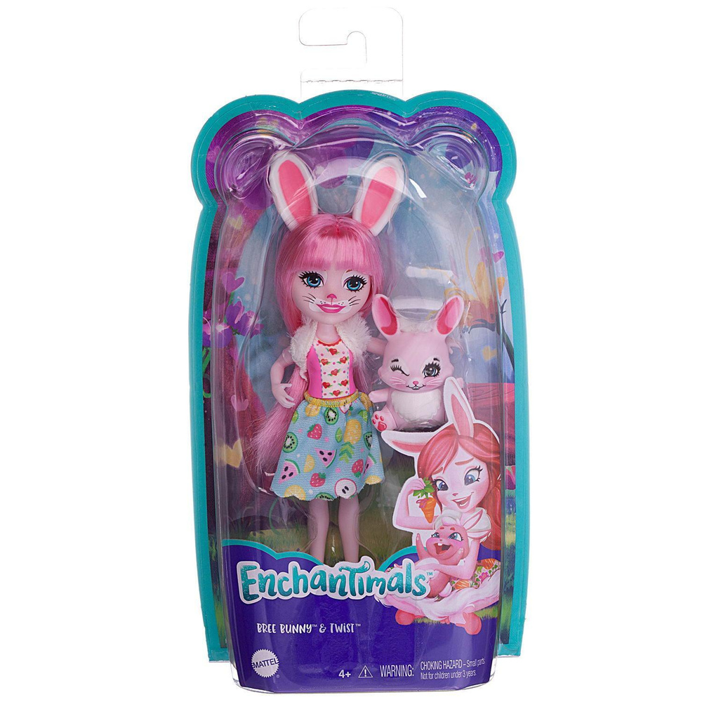 Кукла Mattel Enchantimals Бри Кроля и Твист, с питомцем #1