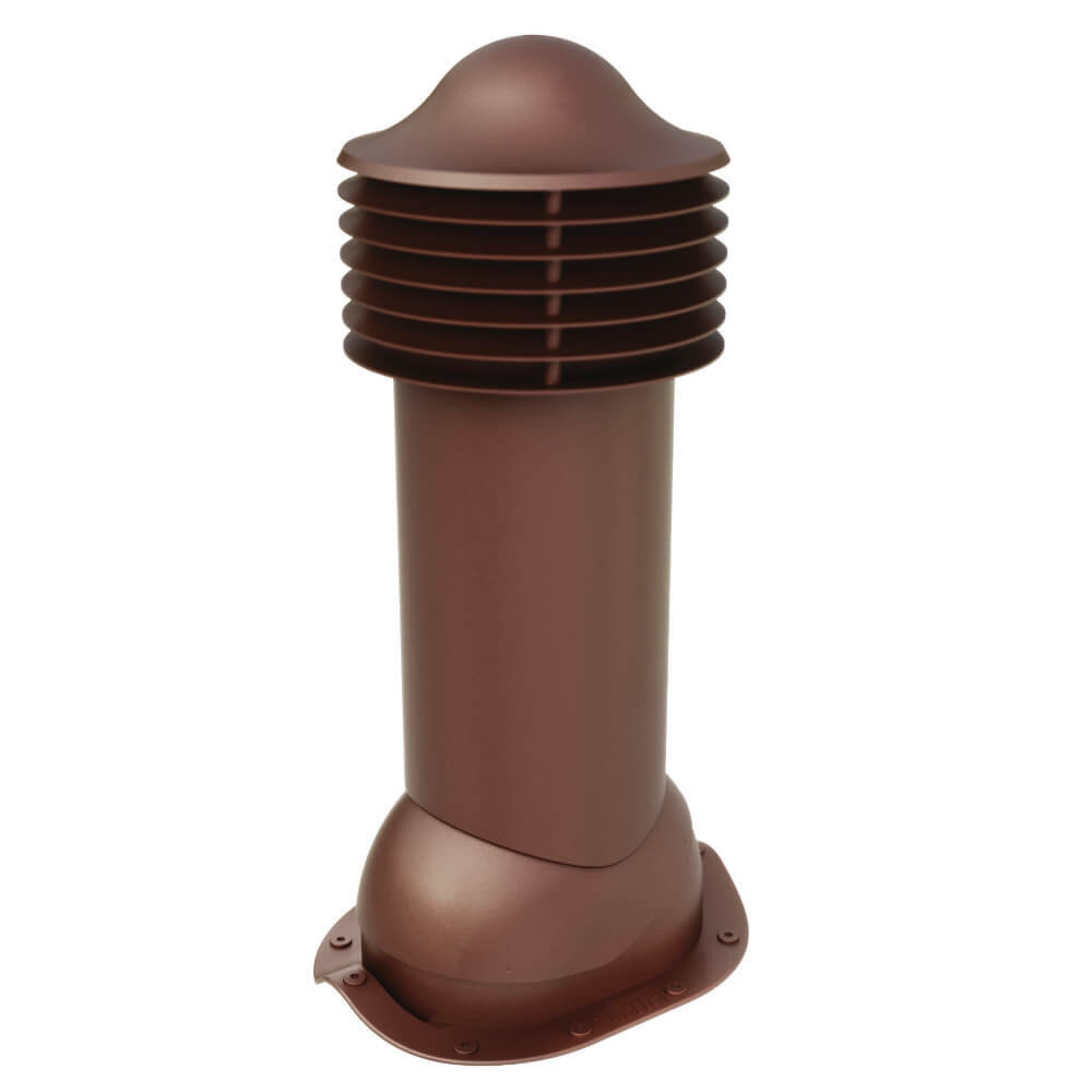 Труба вентиляционная утепленная VIOTTO выход вентиляции 110мм высота 550 мм RAL 8017 Коричневый Шоколад #1