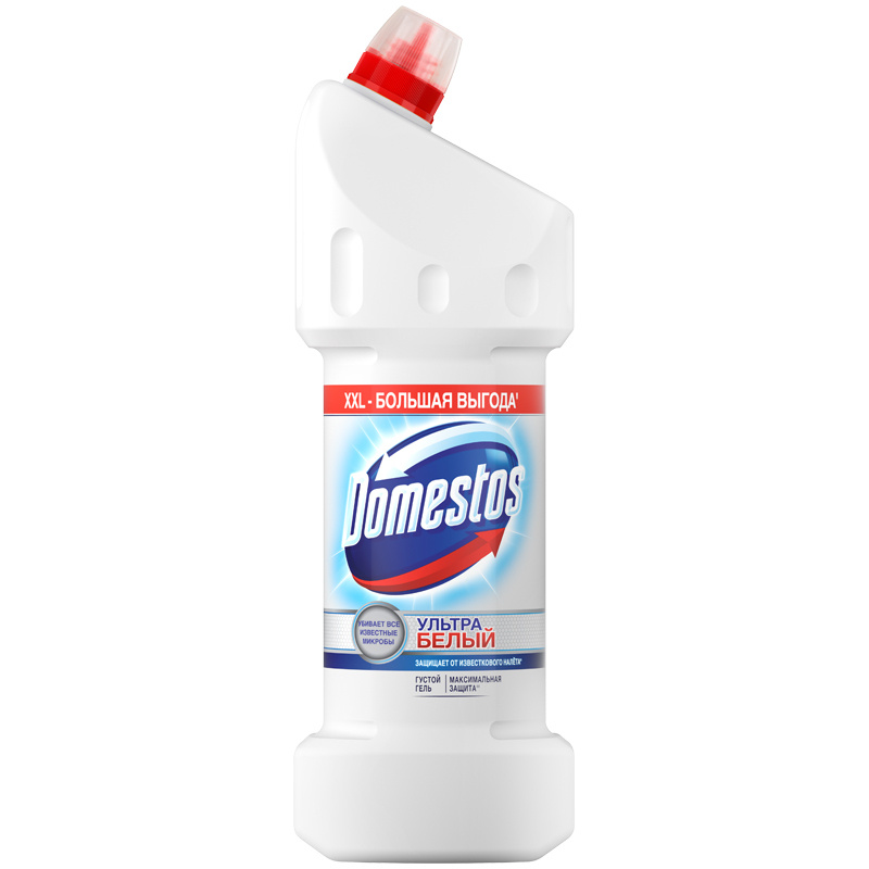 Средство для туалета Domestos "Ультра белый", гель, 1,5л, 8714100784112  #1