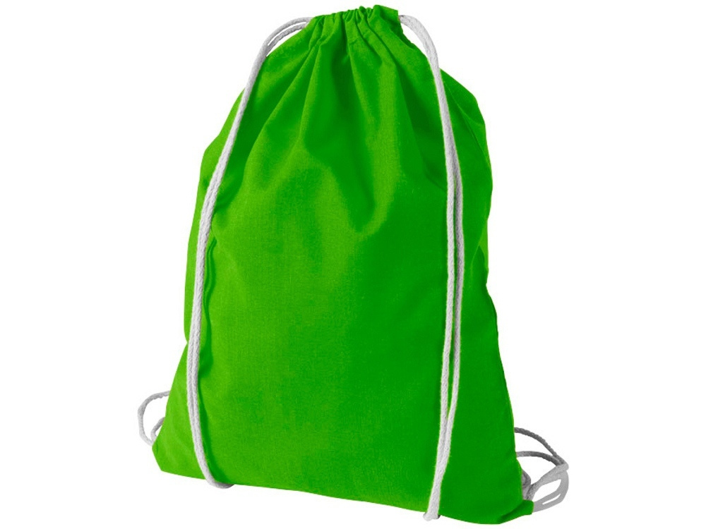 Рюкзак хлопковый "Oregon" 33х44 см, цвет лайм /Для школы /Для сада /Для прогулок /Школьнику /Для сменной #1