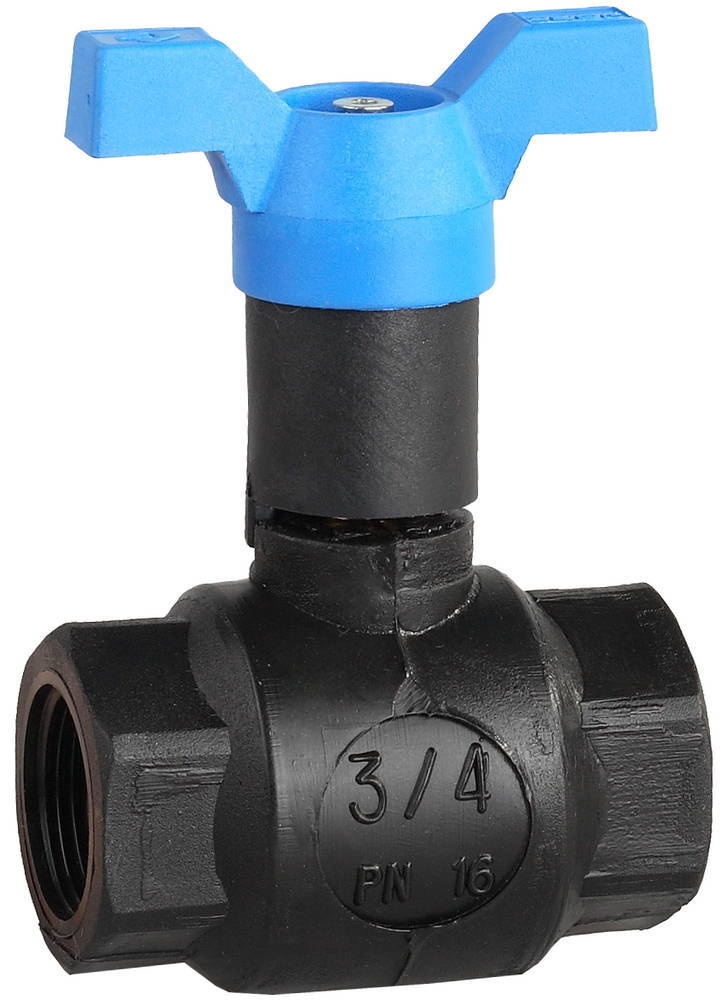 Морозоустойчивый шаровой кран ЗУБР 3/4 мама-мама - купить по низкой ...