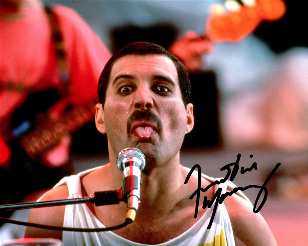 Автограф Фредди Меркури - Автограф Freddie Mercury Queen Rock Star - Фото с  автографом, Подписанная фотография, Автограф знаменитости, Подарок,  Автограмма, Размер 20х25 см - купить с доставкой по выгодным ценам в  интернет-магазине OZON (544288419)