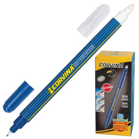 Ручка капиллярная стираемая Corvina No problem (0.5мм, синяя) 50шт. (41425)  #1