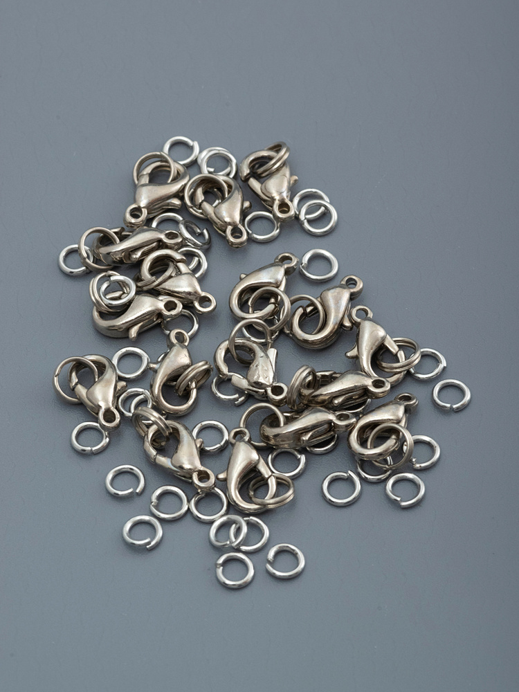 Фурнитура для бижутерии/ Замок - 20 шт. - купить с доставкой по ...