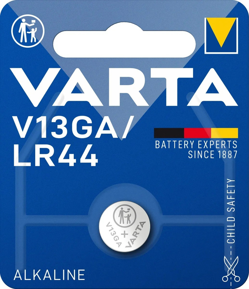 Батарейка Varta G13/LR1154/LR44/357A/A76 BL1 Alkaline 1.5V #1