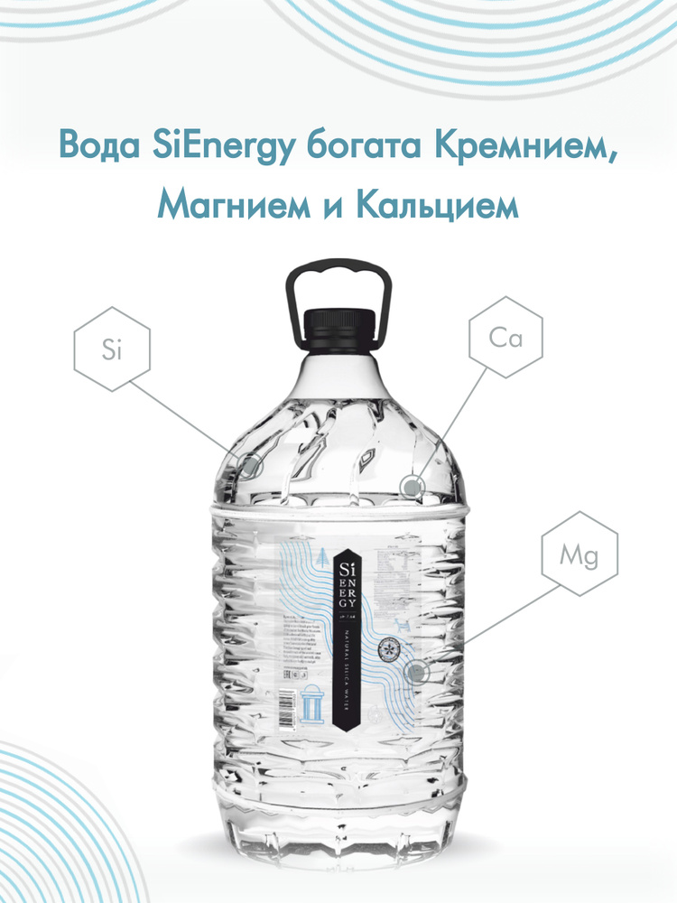 SiENERGY Вода питьевая НЕГАЗИРОВАННАЯ родниковая, для похудения без газа, бутылка (9 л *2 шт.) Подходит #1