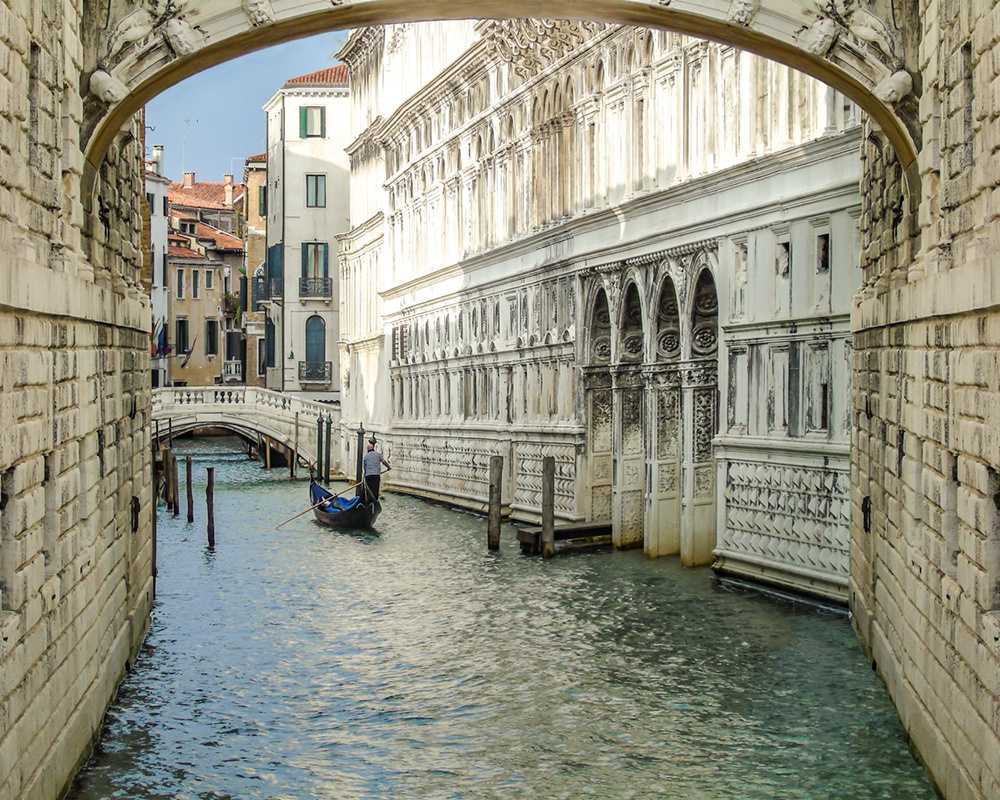 Фотообои GrandPik 10195 "Венеция, канал", 250х200 см(Ширина х Высота)  #1