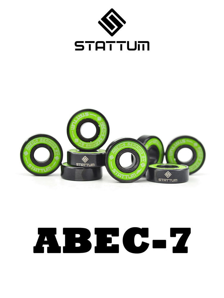 Подшипники Stattum ABEC-9 (8 шт в футляре) зеленый #1