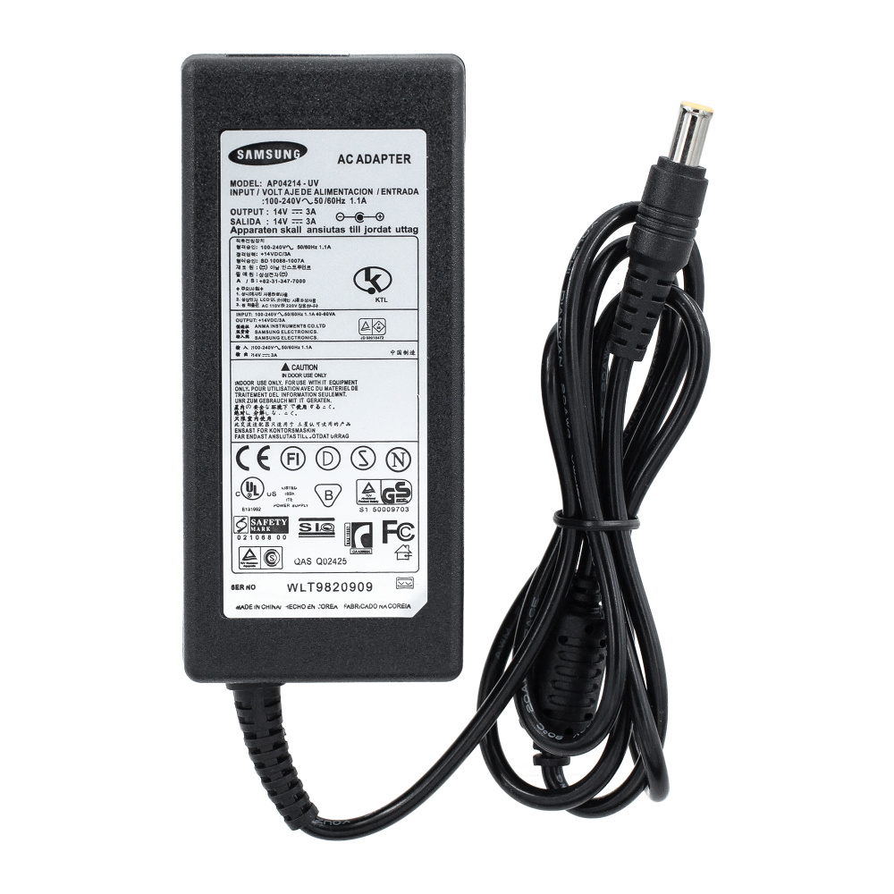 Блок питания 42W 14V 6.5x4.4mm 3A для монитора Samsung - ORG зарядка ...