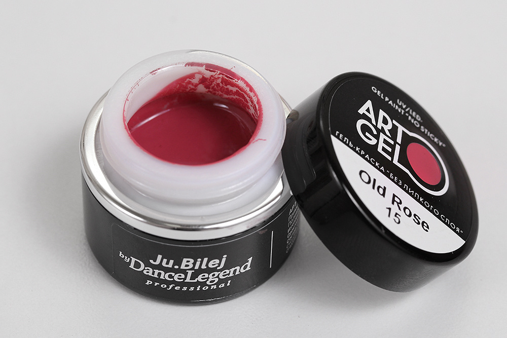 "JU.BILEJ by Dance Legend" цветная гель-краска без липкого слоя Art Gel № 15 #1