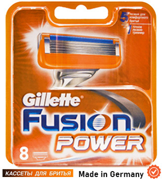 Лезвия жилет фьюжен power 8 шт