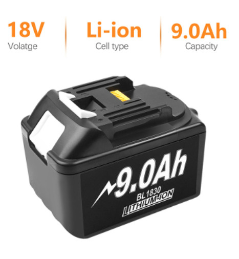 18V 9000 Mah Makita BL1815 BL1820 BL1830 BL1840 BL1850 BL1860 OZON 615579018