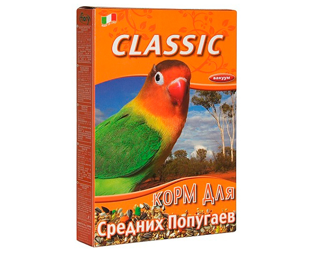 Корм fiory classic для средних попугаев 650г #1