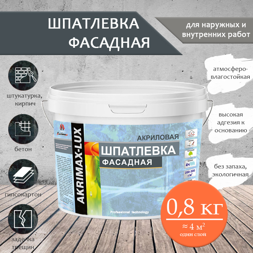 Акриловые готовые шпаклевки — купить недорого в интернет-магазине, цены в Москве