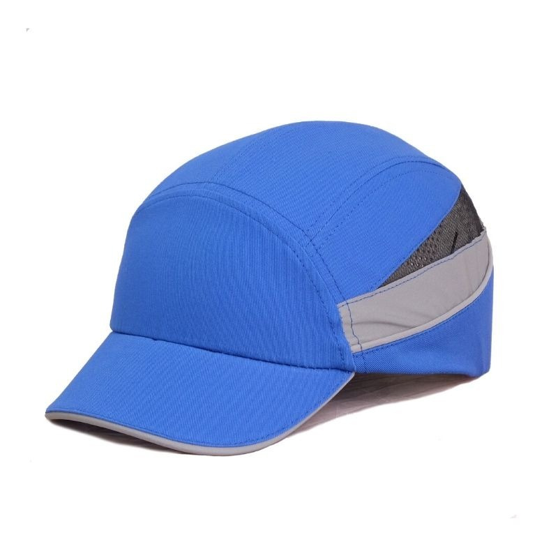 Каскетка защитная, строительная, рабочая / каска-кепка РОСОМЗ RZ BIOT CAP голубой  #1