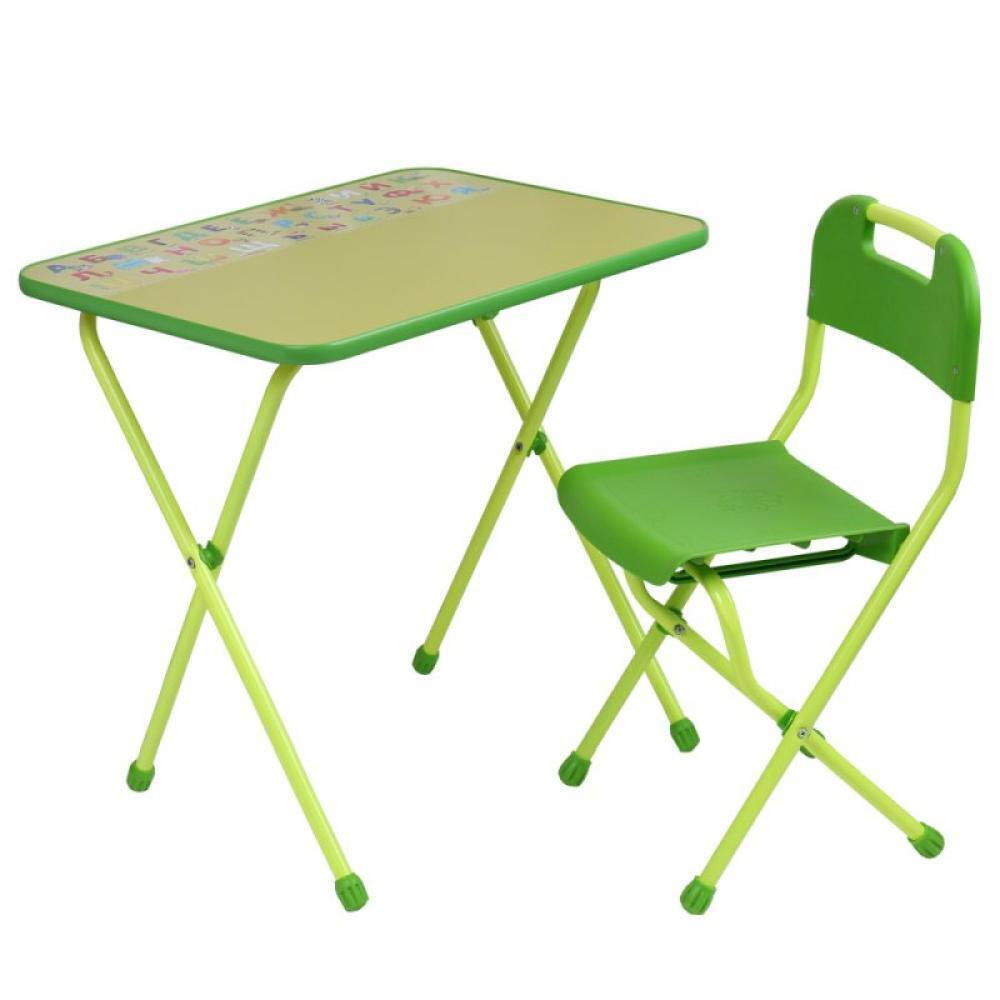 Детская мебель Nika Алина КА2 комплект стол и стул пластик салатовый 60х45х58см  #1