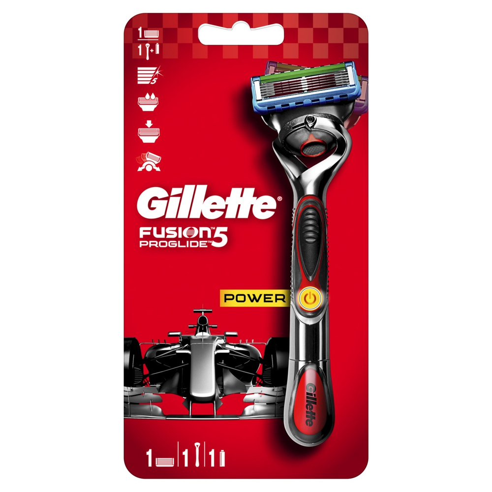 Бритва Gillette Fusion5 Proglide Power, 1 сменная кассета, (с элементом питания)  #1