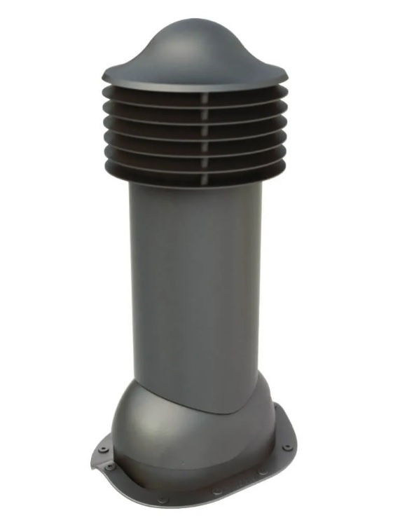 Вентиляционный выход (труба вентиляционная) D 125/150 мм. для кровли из ...
