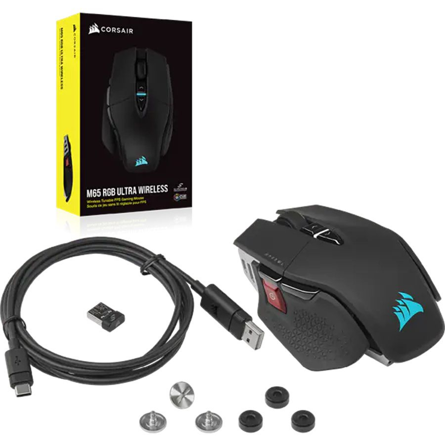 Игровая мышь беспроводная Corsair M65 RGB ULTRA WIRELESS CH-9319411-NA2 ...
