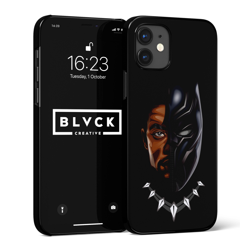 Чехол для IPhone 14 с рисунком Black Panther / Накладка с принтом Чёрная  Пантера - купить с доставкой по выгодным ценам в интернет-магазине OZON  (837364208)